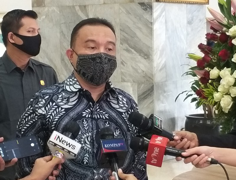 Wakil Ketua DPR RI Sufmi Dasco Ahmad (tengah). Medcom.id/Kautsar Widya Prabowo