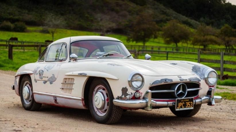 Penampakan Mercedes-Benz 300SL Gullwing 1956 (Foto / Istimewa)