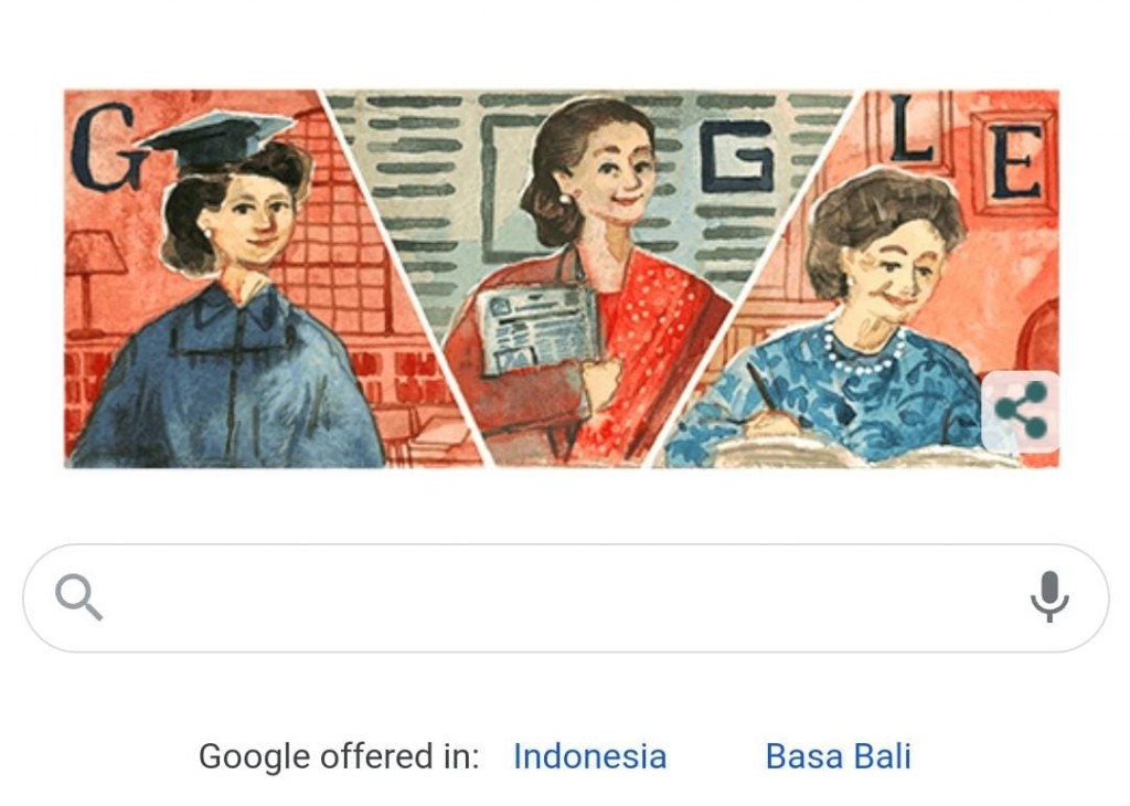  Google doodle hari ini, 3 April 2022