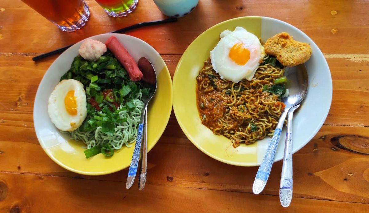 Salah satu menu di Mie Gulun, Madiun (Foto / Istimewa)