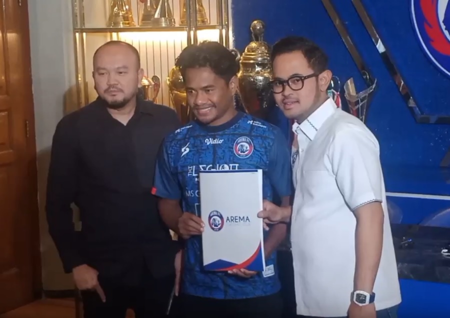  Ilham Udin Armaiyn usai taken kontrak di Arema FC/metrotv