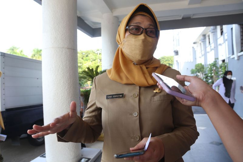 Kepala Dinkes Kota Surabaya Nanik Sukristina. Foto: Antara/Abdul Hakim