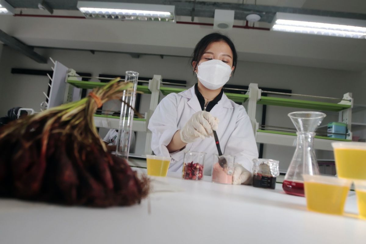 Mahasiswa Program Kekhususan Bionutrisi dan Inovasi Pangan Fakultas Teknobiologi Universitas Surabaya, Berliana Yusup (Foto / Metro TV)