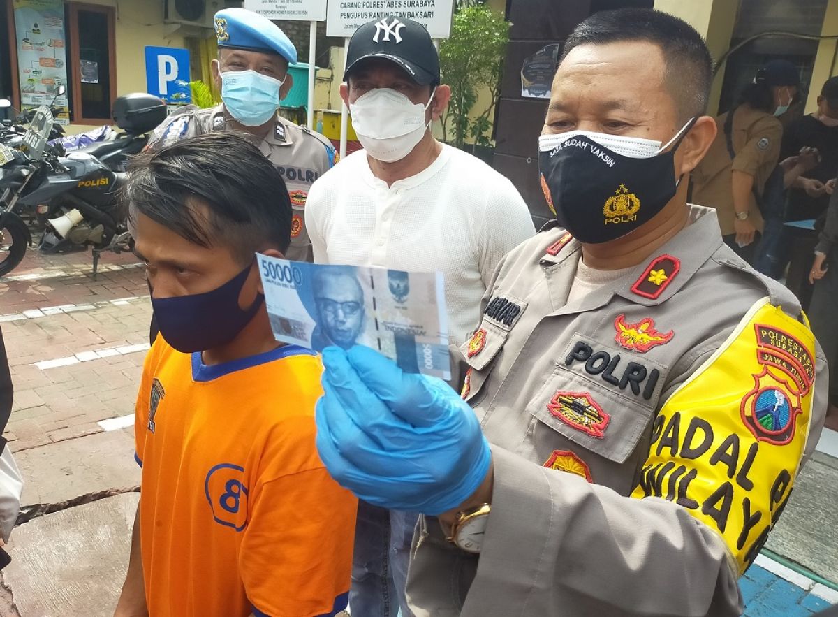 Bawa Uang Palsu, Pemuda Dampit Malang Ditangkap