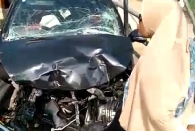 Avanza Seruduk Kijang Parkir di Pacitan, 6 Luka