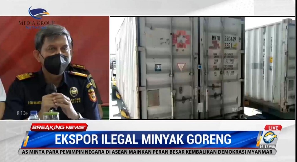 Ilegal, Ekspor 162 Ribu Liter Minyak Goreng dari Surabaya ke Timor Leste Digagalkan
