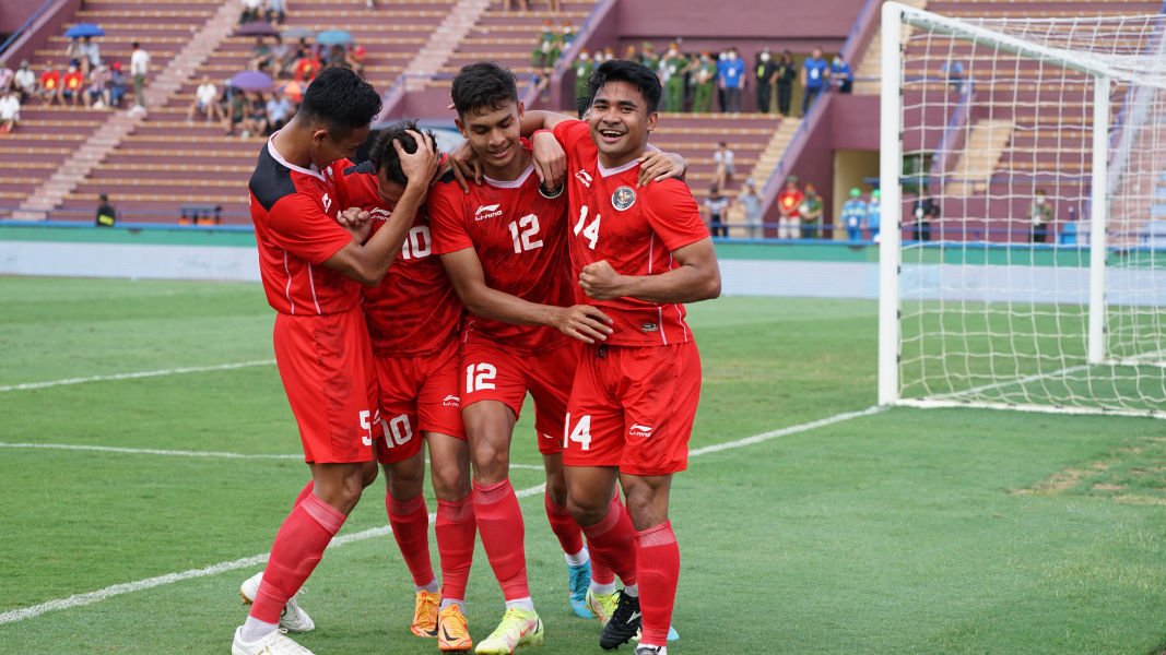 Selebrasi pemain Indonesia usai membobol gawang Filipina/ist