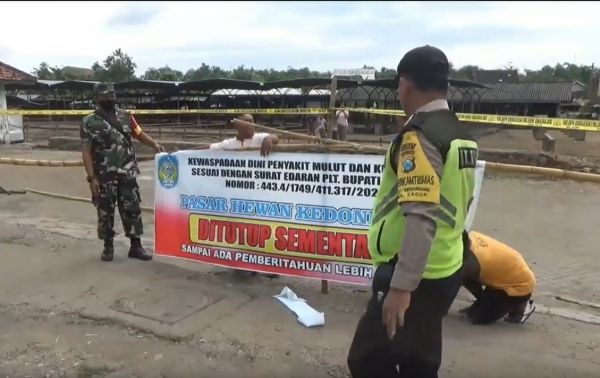 Semua Pasar Hewan di Nganjuk Ditutup