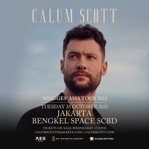 Poster konser Calum Scott di Jakarta (Foto: PK Entertainment)