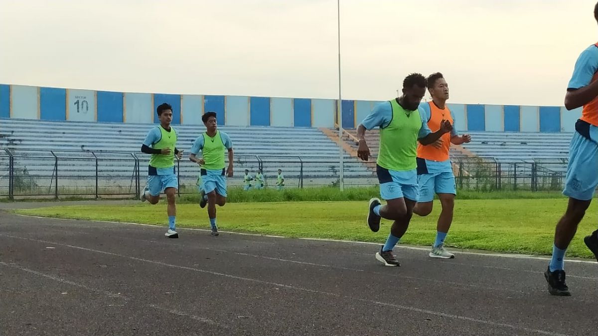 Pemain Persela Lamongan jalani serangkaian latihan (Foto / Istimewa)