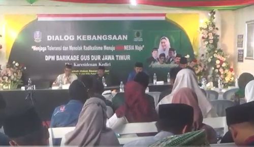 Diskusi yang digelar DPW Barikade Gus Dur Jawa Timur di Kota Kediri/metrotv