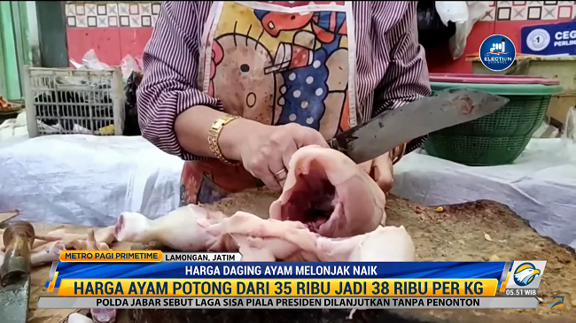 Harga daging ayam melonjak naik. Foto: Dok/Metro TV