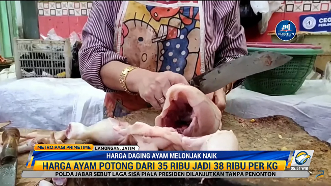 Harga Daging Ayam Potong di Lamongan Melonjak