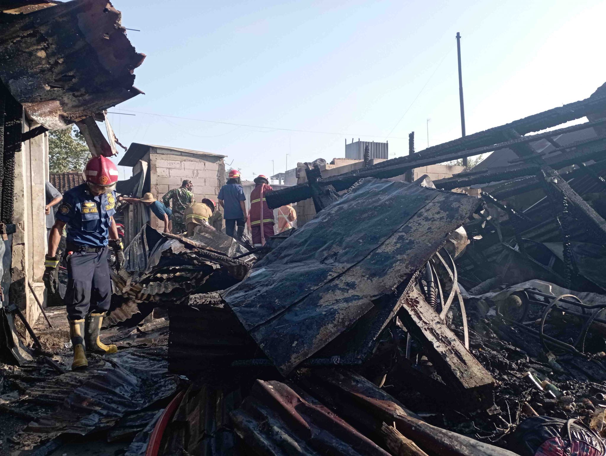 Pasar Bungkal Bojonegoro Terbakar, 20 Lapak Ludes