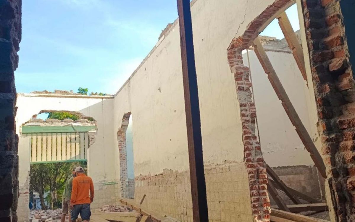Bangunan Diduga Cagar Budaya di Kota Kediri Dibongkar untuk Restoran