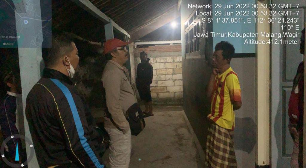 Lokasi kejadian pria tusuk istri dan anak di Dusun Lemah Duwur, Desa Sitirejo, Kecamatan Wagir, Kabupaten Malang, Jawa Timur/istimewa.