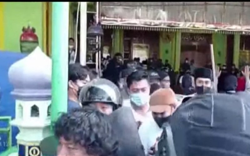 Beredar video MSAT anak kyai cabul ditangkap (Foto / Metro TV)