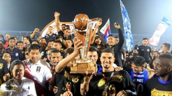 Skuat Arema saat menjuarai Piala Presiden/ist