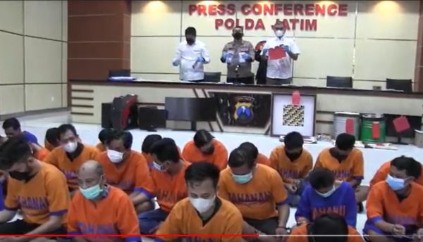 500 Tersangka Judi Online Digulung Polda Jatim