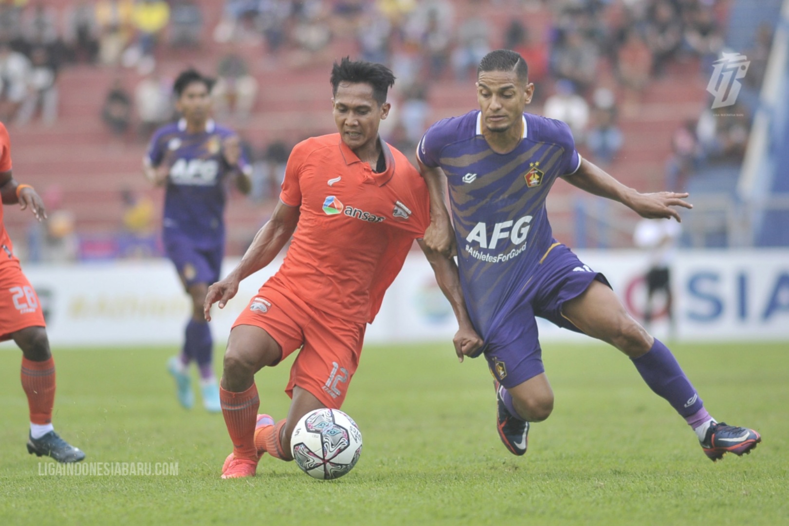 Duel Persik Vs Borneo di Stadion Brawijaya Kediri/LIB