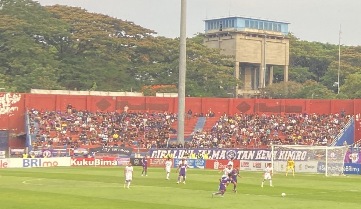 Pertandingan PSS Sleman vs Persik Kediri (Foto / Istimewa)