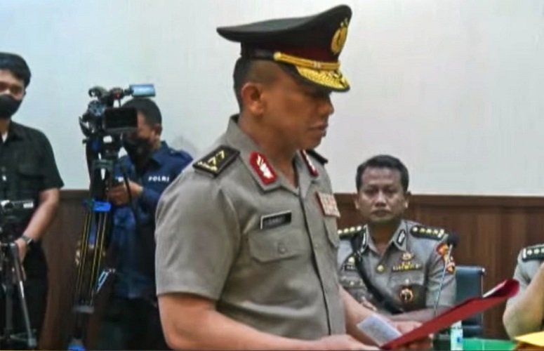 Irjen Ferdy Sambo (FS) saat menjalani sidang etik (Foto / Metro TV)