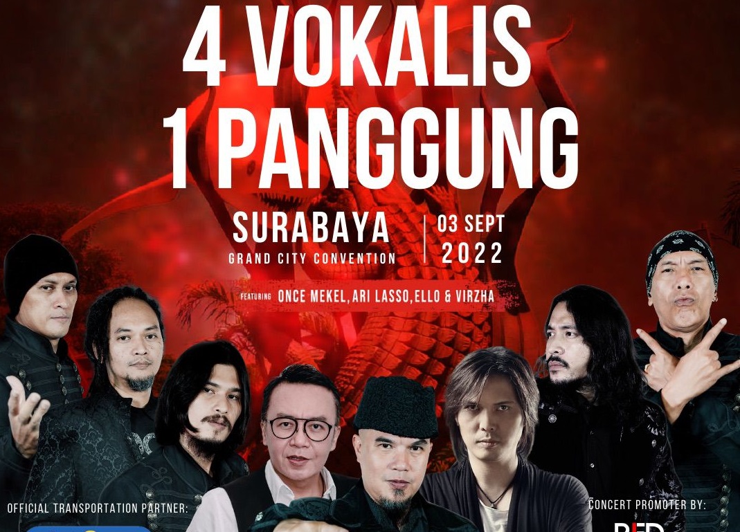 Konser Dewa 19 di Surabaya yang digelar pada 3 September 2022 (Foto / Istimewa)