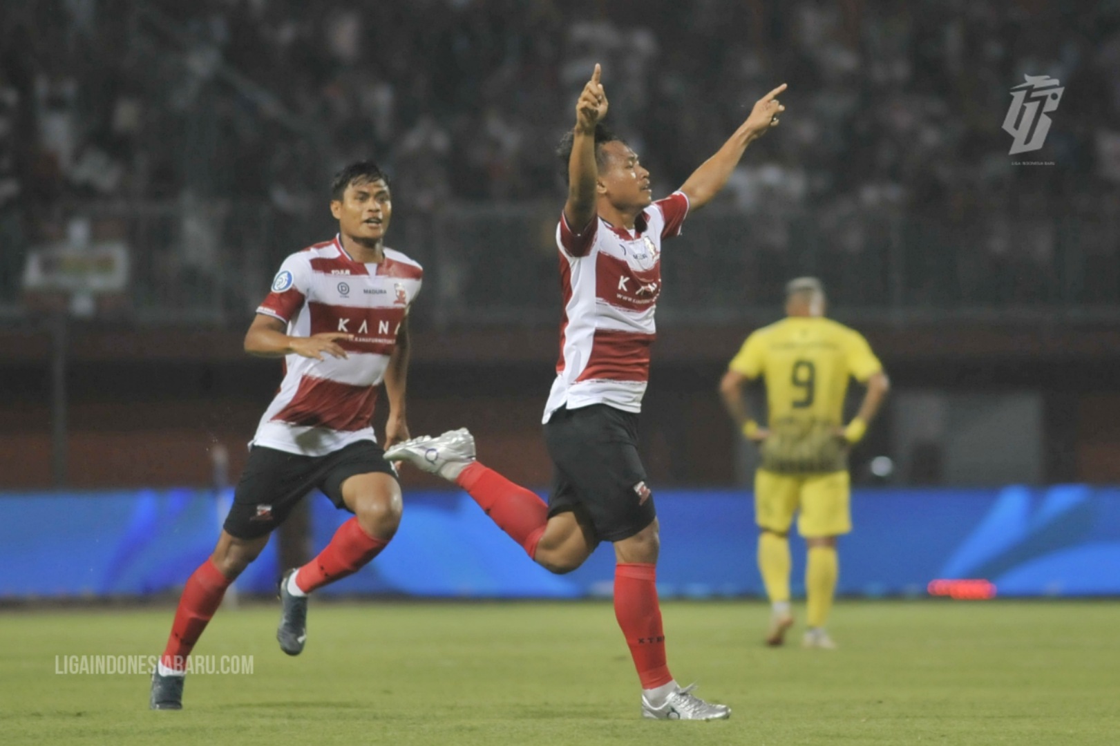 Selebrasi pemain Madura United/lib