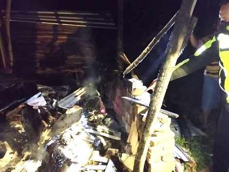 7 ekor kambing ditemukan mati terbakar (Foto / Metro TV)