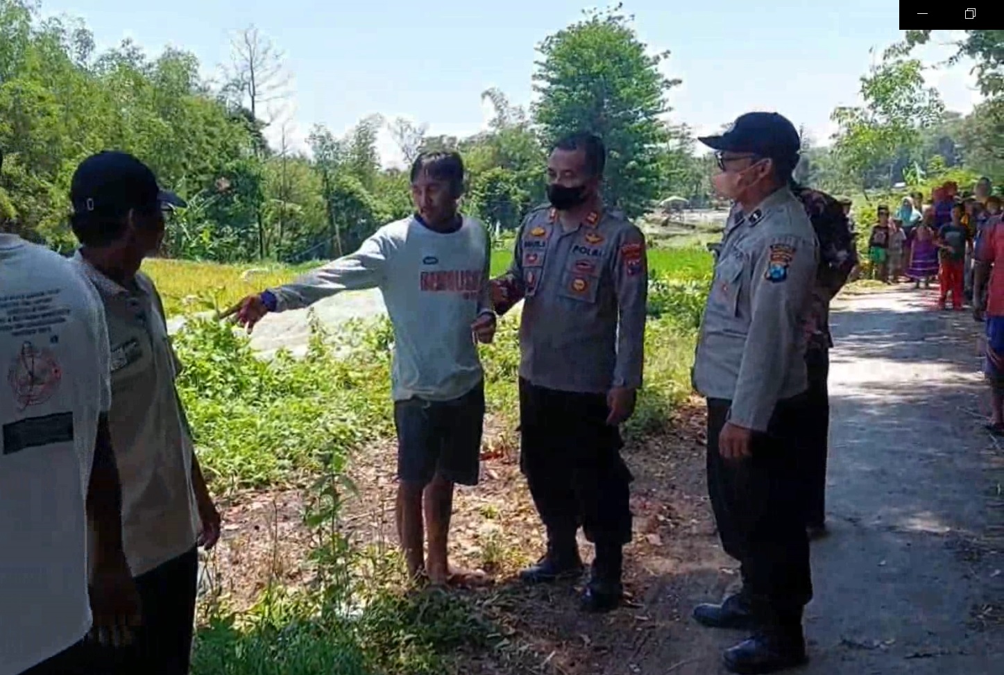 Polisi melakukan olah TKP di lokasi penganiayaan/metrotv