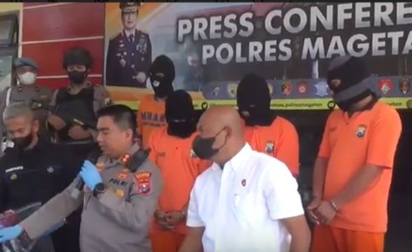 Polres Magetan Gagalkan 2,5 Ton Pupuk Palsu Siap Edar