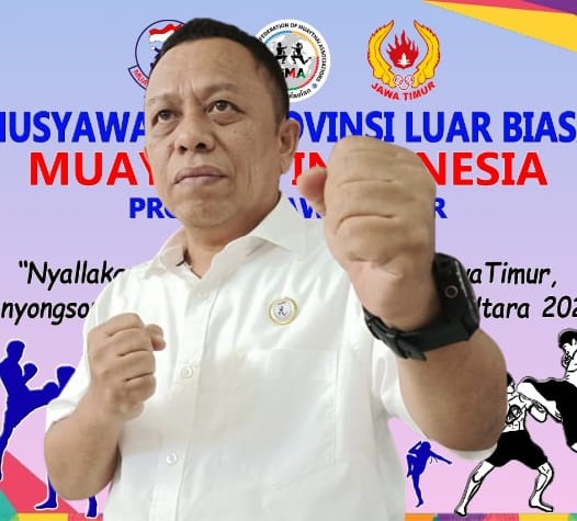 Calon Tunggal, Baso Juherman Bakal Pimpin Muaythai Jatim