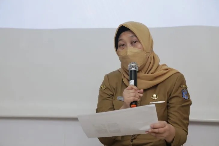 Kepala Dinas Kesehatan Kota Surabaya Nanik Sukristina. (ANTARA/HO-Diskominfo Surabaya)
