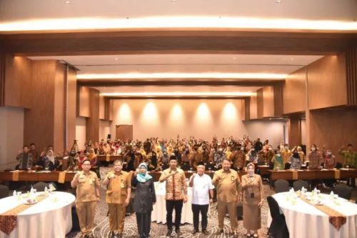 Pembukaan pelatihan petugas pendataan awal Registrasi Sosial Ekonomi (Regsosek) 2022 di Kabupaten Sidoarjo Jawa Timur, Senin (3/10/2022). FOTO ANTARA/ HO-Pemkab Sidoarjo.