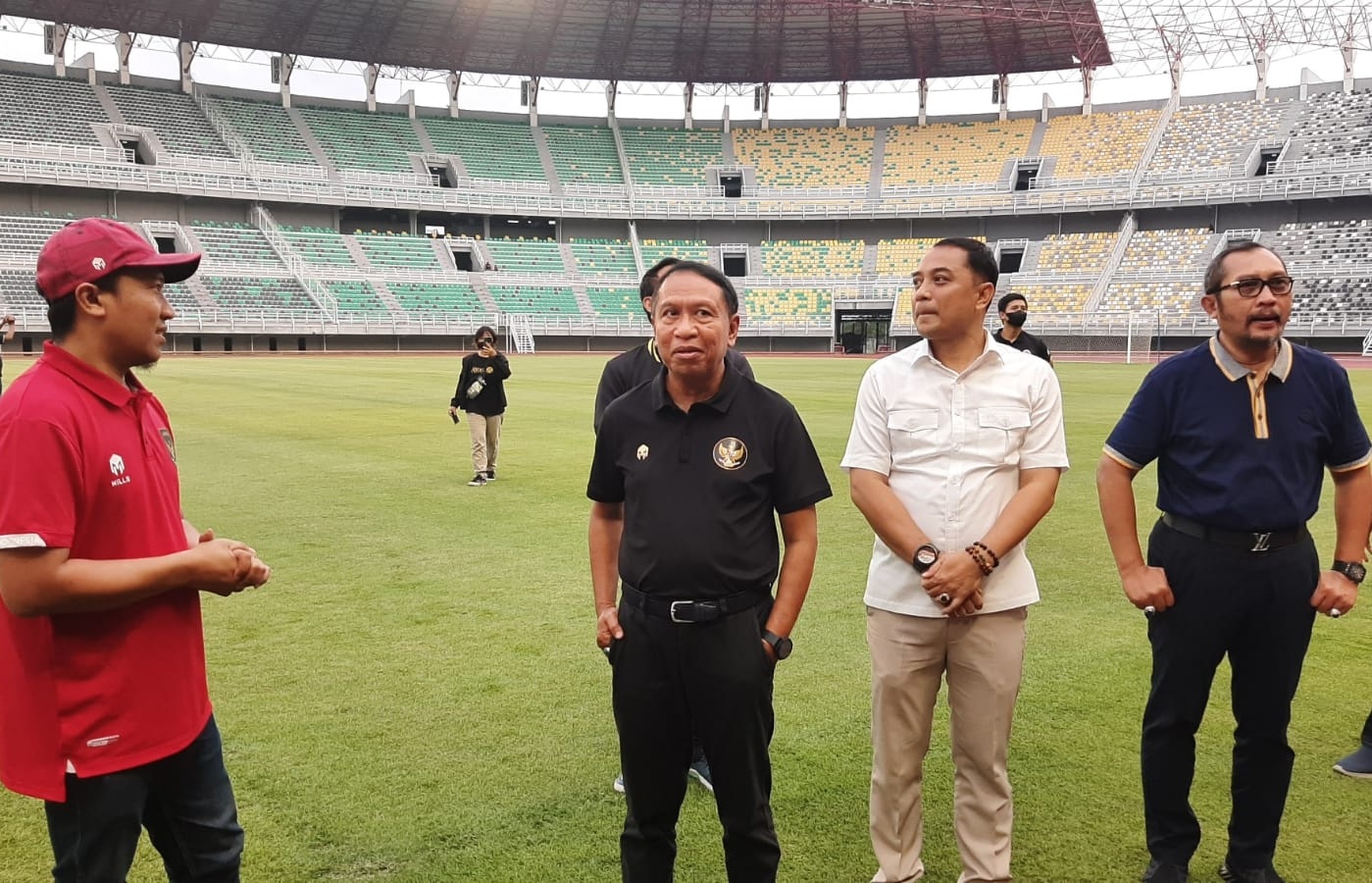 Menpora Zainudin Amali di Stadion Gelora Bung Tomo/ist