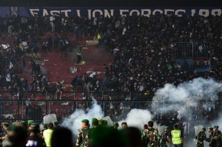 Kerusuhan di Stadion Kanjuruhan Malang usai Arema Ditekuk Persebaya/ist