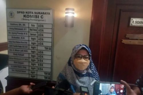 Wakil Ketua Komisi C Bidang Pembangunan DPRD Kota Surabaya Aning Rahmawati (ANTARA/HO-DPRD Surabaya)
