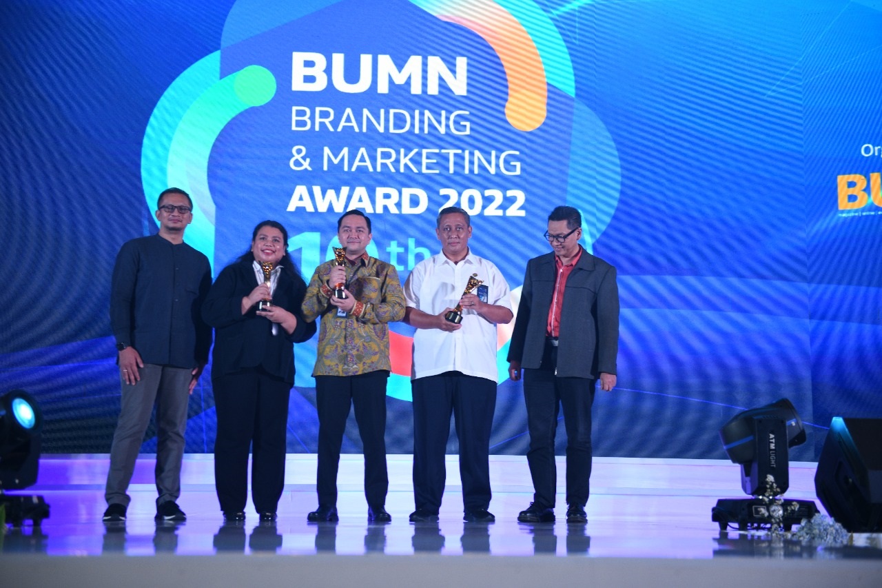 Keren! PTPN XII Raih 2 Penghargaan di BUMN Branding & Marketing Award 2022