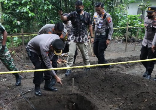 Lokasi penemuan granat di Kecamatan Ngelegok, Kabupaten Blitar/ist