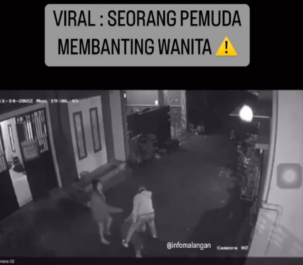 Viral, Pria Banting dan Pukuli 2 Wanita Depan Indekos di Malang