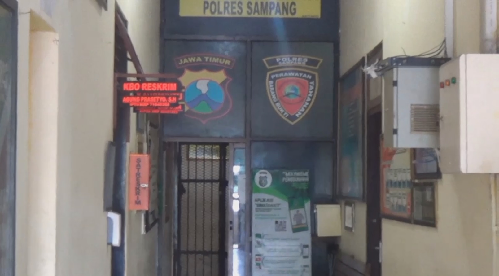 Tahanan Polres Sampang tewas gantung diri (Foto / Metro TV)