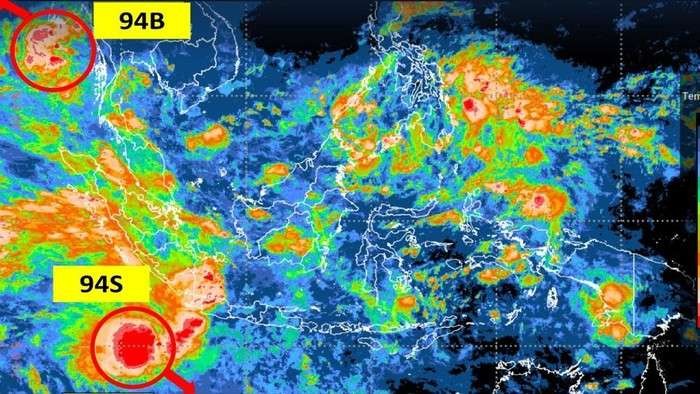 Awas! 11 Daerah Berpotensi Terdampak Bibit Siklon Tropis 94S, Termasuk Jatim