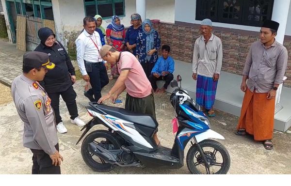 2 Tahun Hilang, Motor Warga Sumenep Diantar ke Rumah