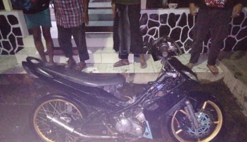 Motor milik KA, 26, warga Desa Tamanayu, Kecamatan Pronojiwo, Kabupaten Lumajang/Dok. Polres Malang.