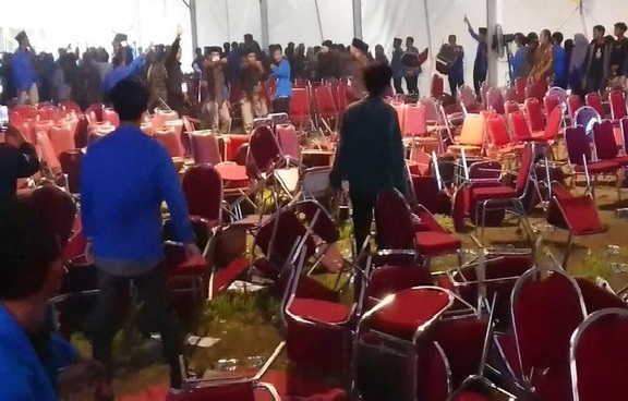 Muspimnas PMII di Tulungagung Ricuh, 99 Orang Diamankan