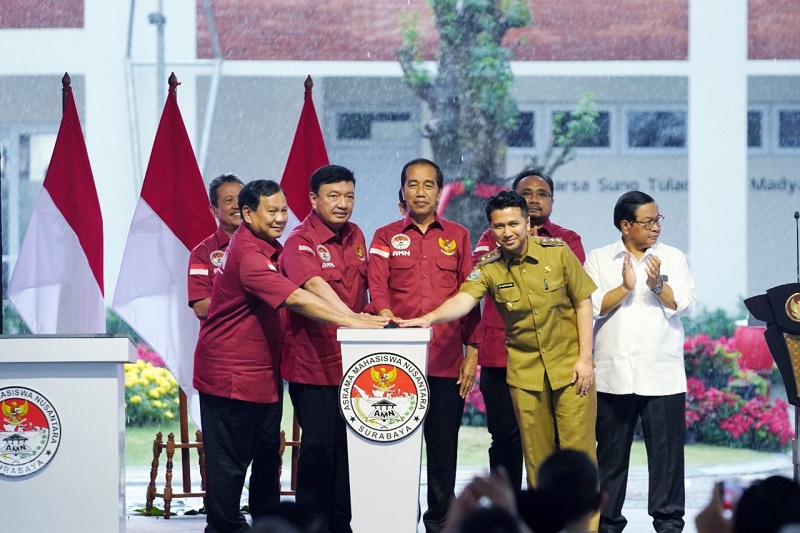 Presiden Joko Widodo meresmika AMN di Surabaya, Jatim. (Dok BIN)