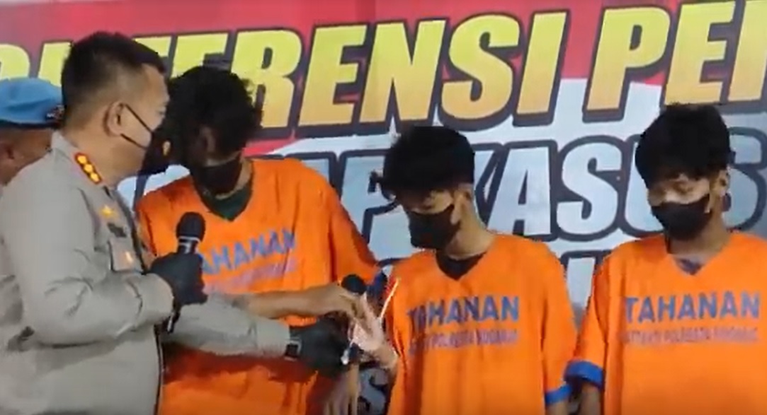 Berlagak Gangster, 5 Anggota Perguruan Silat di Sidoarjo Diringkus