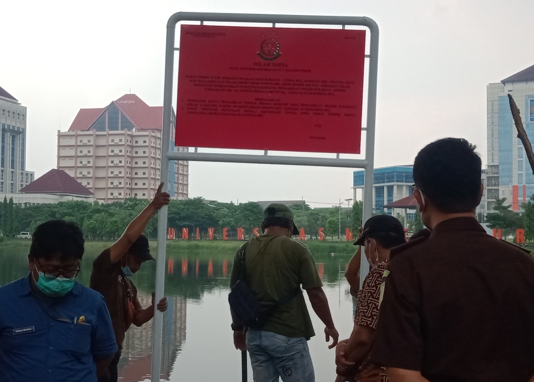 Waduk wiyung yang diduga dijual belikan secara ilegal oleh kedua tersangka (Foto / Istimewa)