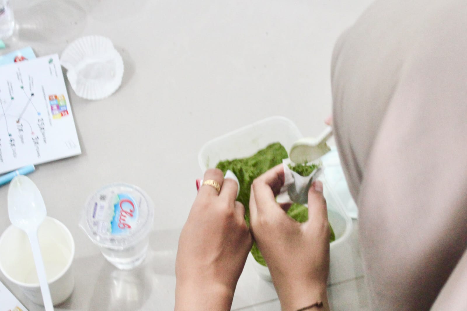 Unusa edukasi santri Ponpes Bangkalan pentingnya mengkonsumsi sayur (Foto / hum)