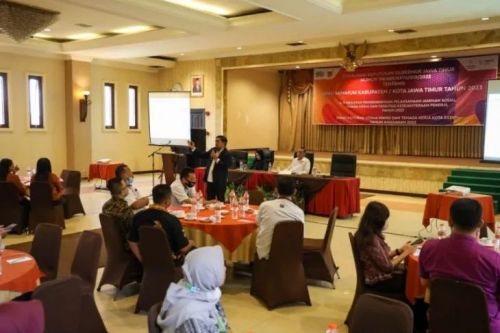 Kegiatan sosialisasi UMK 2023 di Kota Kediri, Jawa Timur. ANTARA/HO-Pemkot Kediri